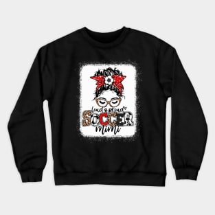 Soccer Mimi Leopard Shirt  Loud And Proud Soccer Mimi Crewneck Sweatshirt